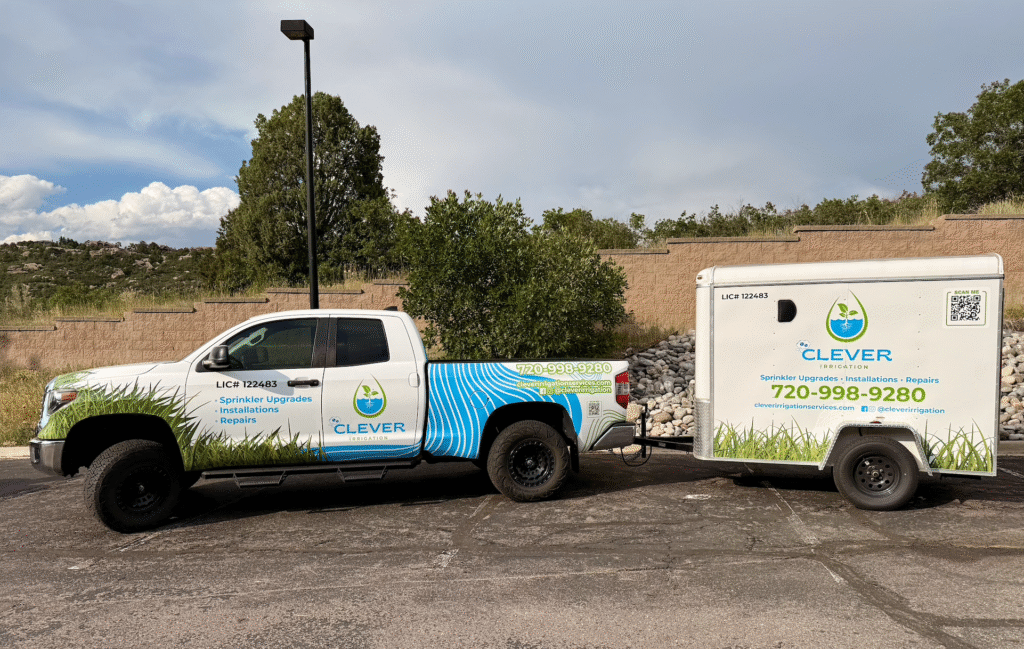 Clever Irrigation LLC providing sprinkler repair and irrigation services in Castle Rock Colorado