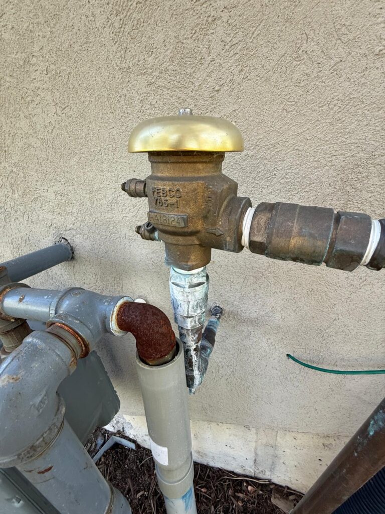 Mid-season sprinkler system inspection and irrigation efficiency check in Castle Rock