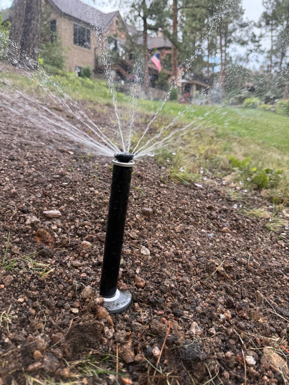 Water-efficient sprinkler system designed for Colorado landscapes