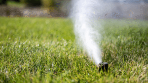 Professional sprinkler blowout and winterization service protecting irrigation lines in Castle Rock Colorado