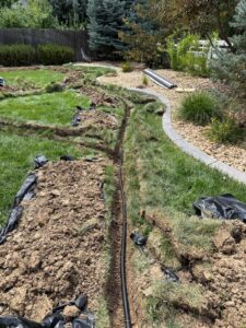 new installation grass holes