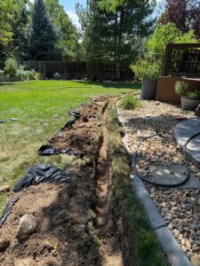 Residential sprinkler install service in Castle Rock Colorado